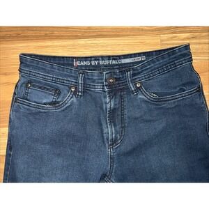 i jeans by Buffalo Straight Slim Fit Dark Blue Denim Jeans  Solid Men's 29x30